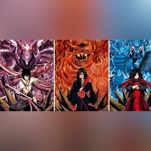 Uchiha Manga series 3D ANIME FAN POSTER CHANGING EFFECT